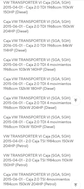 Amortiguadores impacto frontal