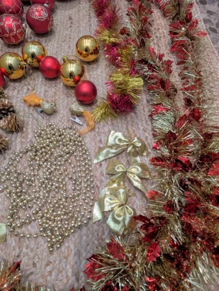 Lote Decoración Navideña Árbol Adornos