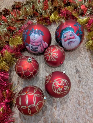 Lote Decoración Navideña Árbol Adornos