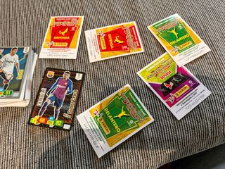 Lote 50 cromos La Liga 18-19 19-20 caja messi