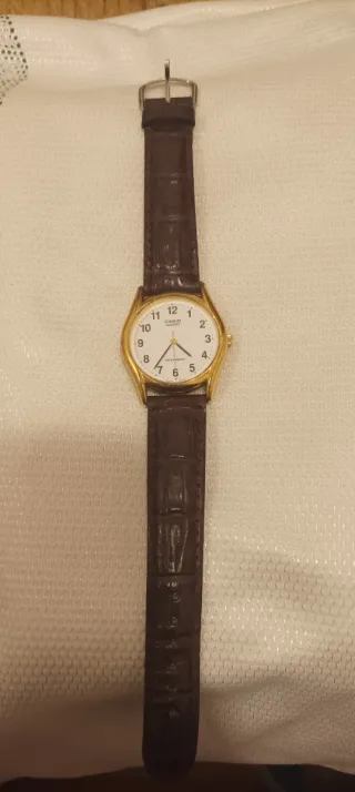 Reloj Casio Dorado y Marrón