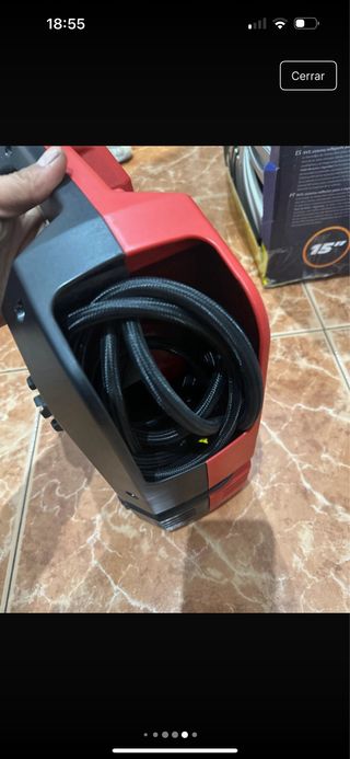 Compresor Einhell con manómetro