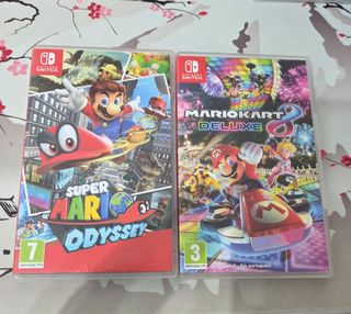 Mario Kart 8 Deluxe y Super Mario Odyssey