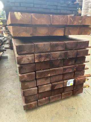 Traviesas madera ECO 250x20x10cm