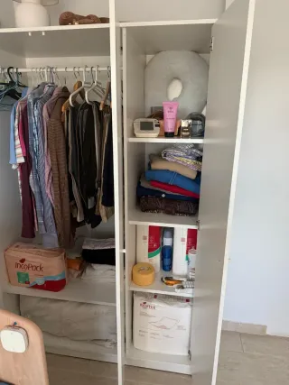 Armario blanco madera 3 puertas,recoger en Casar