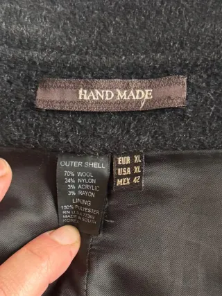 Cappotto Zara Nero Uomo