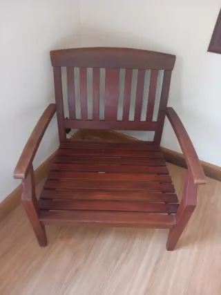 Poltrona in legno teak