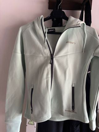 Forro polar Elan con capucha talla M mujer