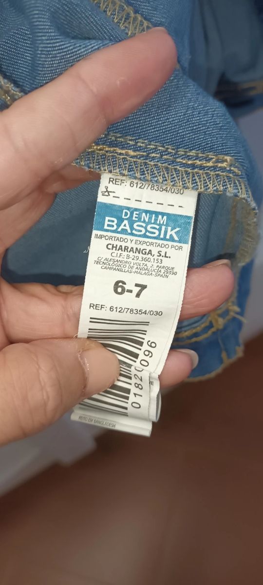 Chaqueta vaquera azul