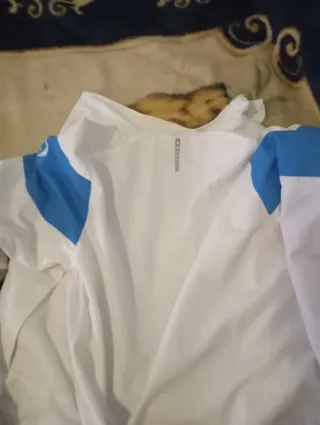 Conjunto deportivo Nike blanco y azul