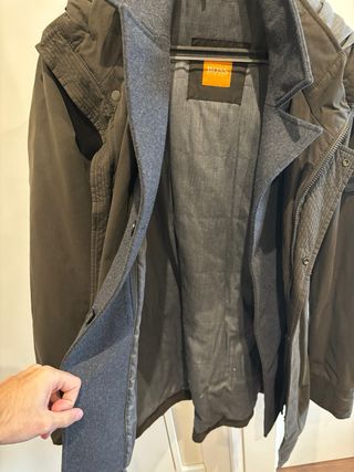 Abrigo Hugo Boss Marrón