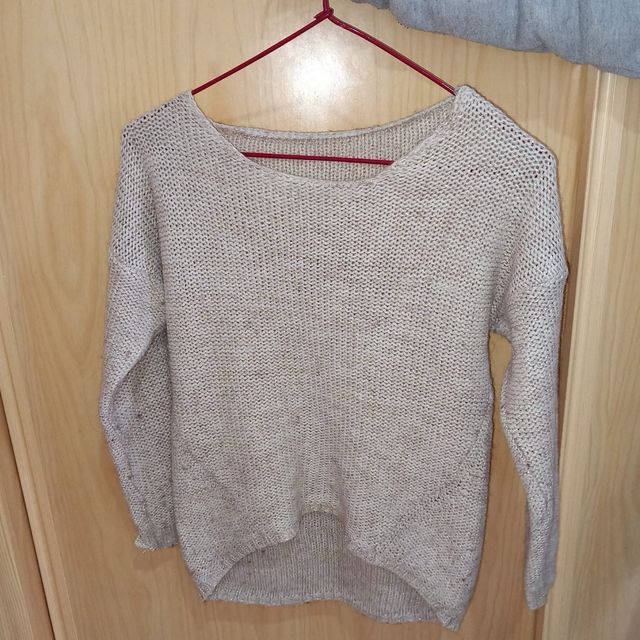 Jersey beige talla única