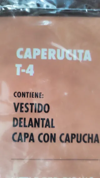 Disfraz Caperucita Roja Talla S