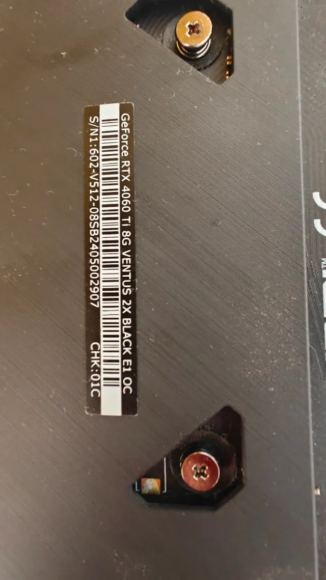 Tarjeta Gráfica MSI RTX 4060 Ti