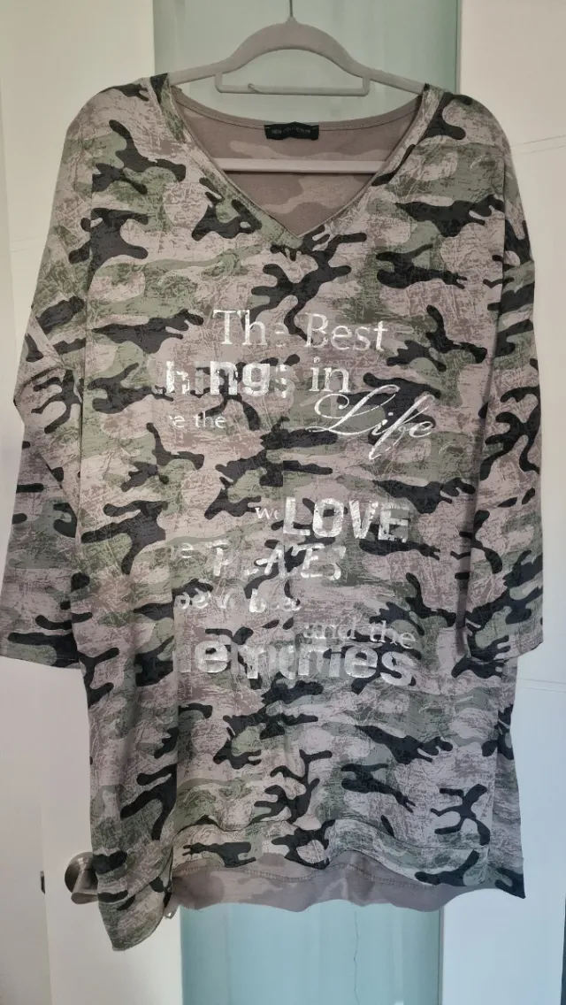 Vestido camuflaje XXXL