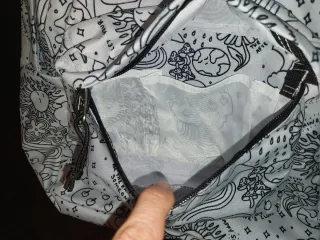 Zaino Jansport bianco e nero