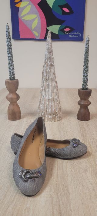 Bailarinas Adolfo Domínguez Gris T.38