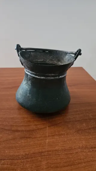 Secchio/paiolo antico in rame