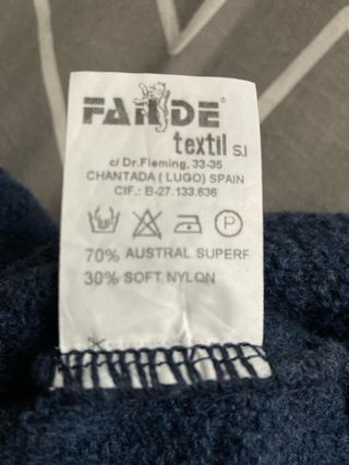 Jersey Hombre Azul Talla 52