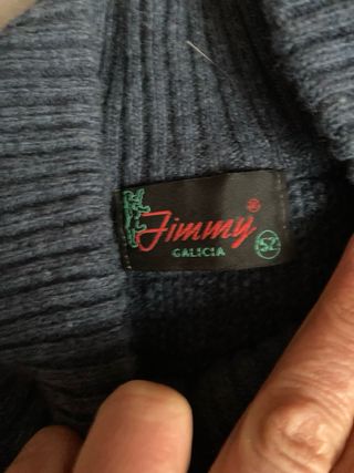 Jersey Hombre Azul Talla 52