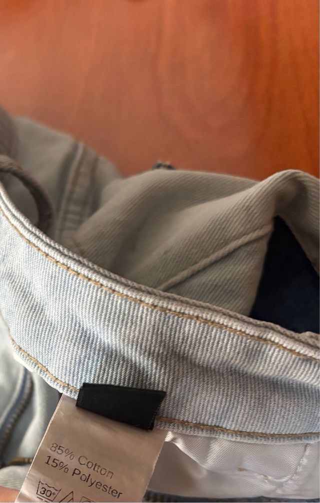 Vaqueros patchwork talla M