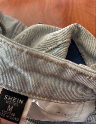 Vaqueros patchwork talla M