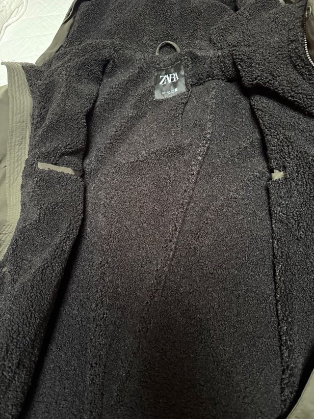 Cazadora Zara Verde Caqui Talla M (COMO NUEVA)