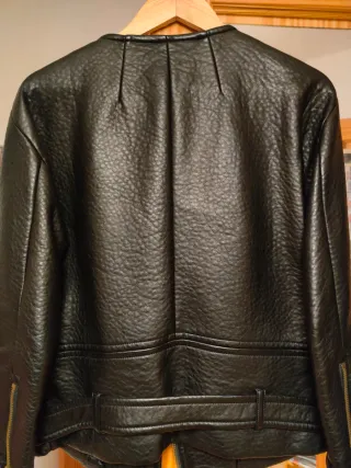 Chaqueta polipiel Sfera Negra Talla M