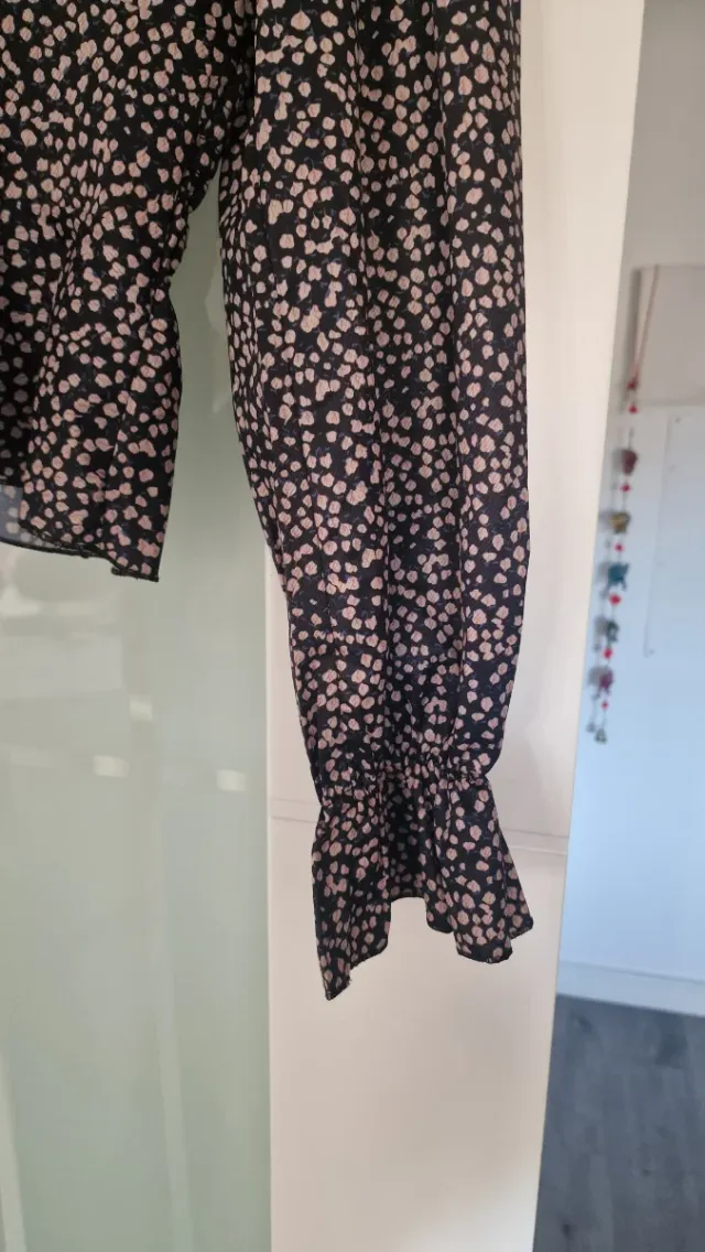 Blusa corta estampada