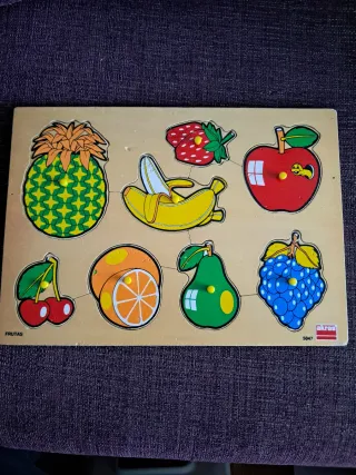 Puzzle de madera Frutas Akros