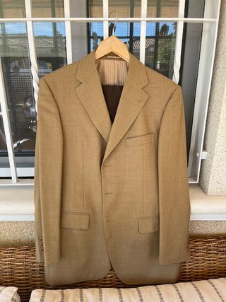 Americana y pantalón a juego beige