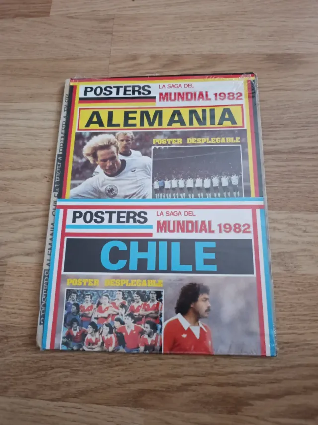 Posters Mundial 82 Alemania y Chile
