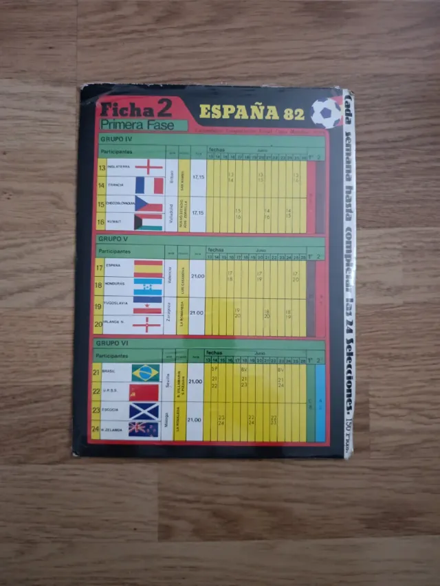 Posters Mundial 82 Alemania y Chile