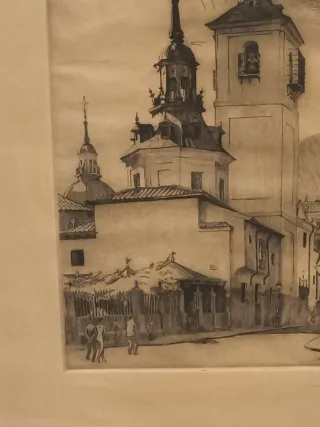 Dibujo plumilla Madrid 1933