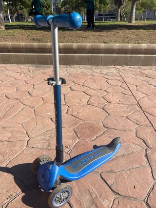 Patinete Globber 3 ruedas azul