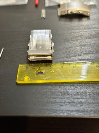 Cierre hebilla reloj 20mm ajustable x2