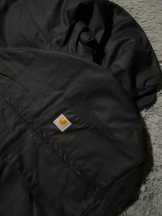Chaqueta Carhartt Rework Negra Harrington Bomber