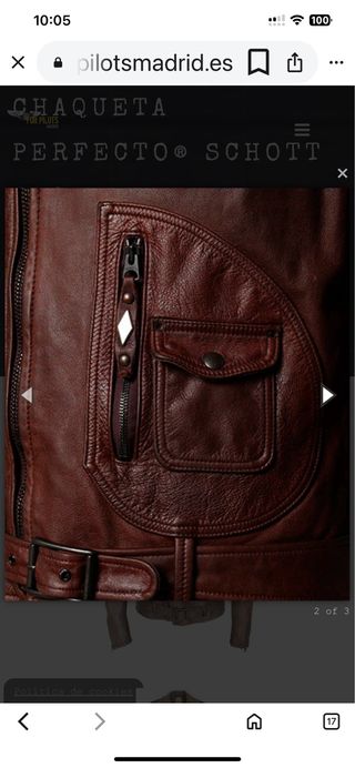 Chaqueta Cuero Schott Perfecto 629