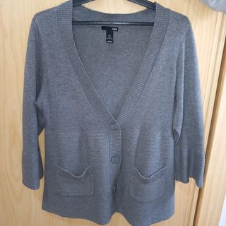 Cardigan H&M Gris Talla M