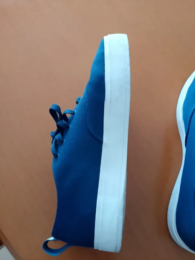 Zapatillas lona Adidas azul marino talla 41.5