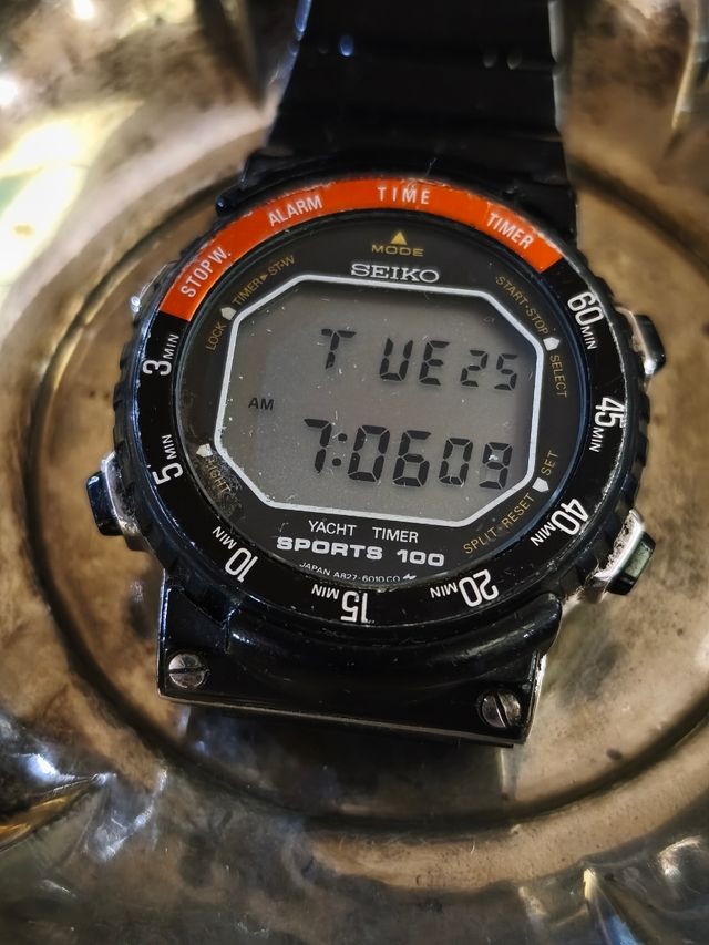 Muy Raro Reloj Seiko Yacht Timer Sports 100