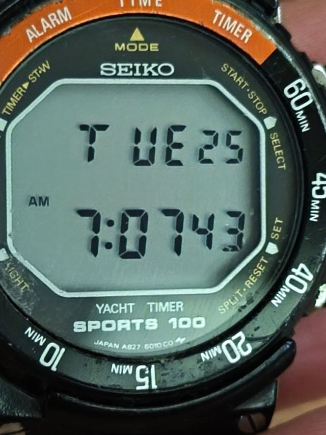 Muy Raro Reloj Seiko Yacht Timer Sports 100