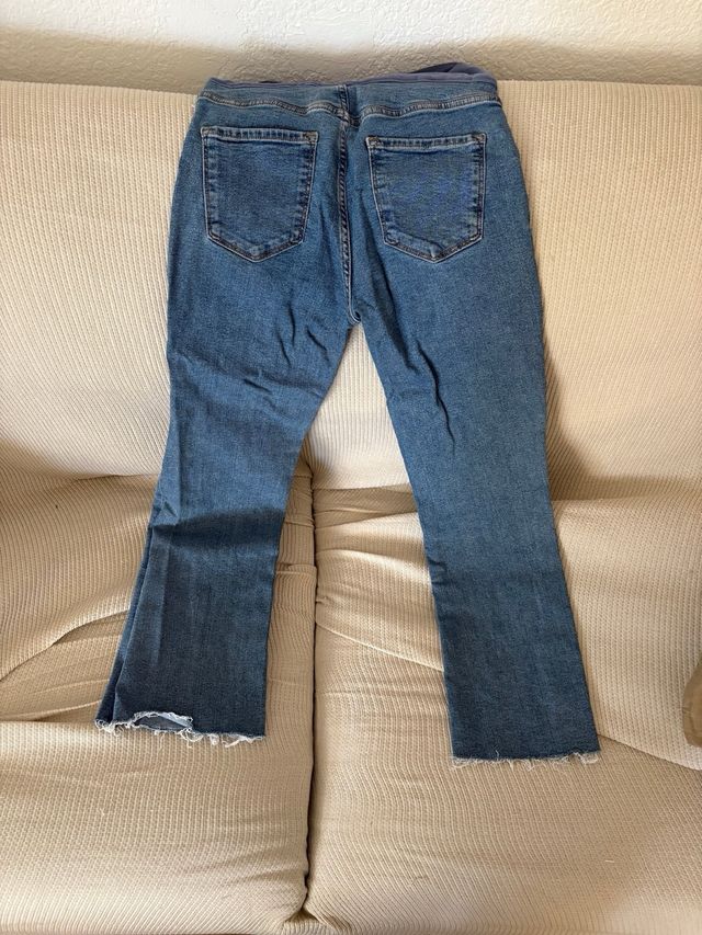 Pantalón Premamá Flare Crop Mango Talla 36