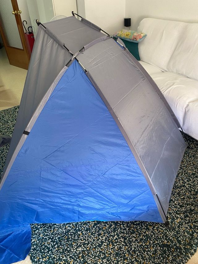 Parasol Playa Bebé Azul