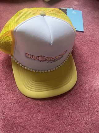 Gorra Nude Project Blanca y Amarilla