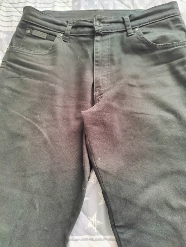 Pantalón de invierno negro 99% algodón