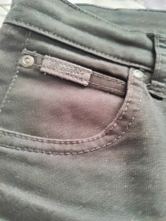 Pantalón de invierno negro 99% algodón