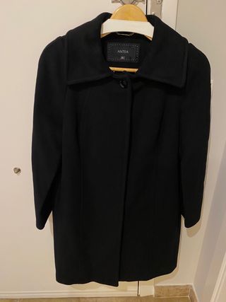 Abrigo de señora con cuello de pelo