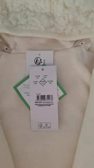 Buzo bebé borreguito nuevo