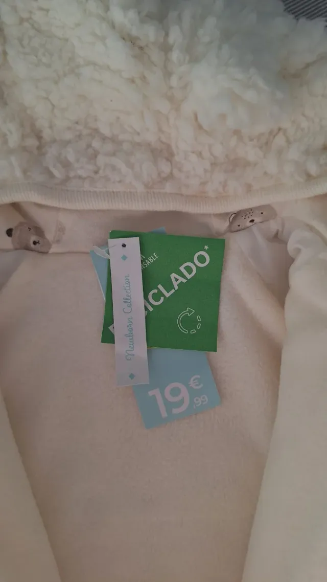 Buzo bebé borreguito nuevo